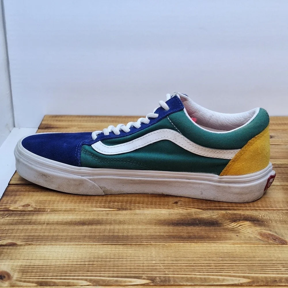 Vans Old Skool Yacht Club Color Block Skate Shoes Sneakers Mens Size 6.5 Suede